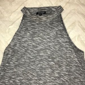 Heather Gray Topshop Blouse